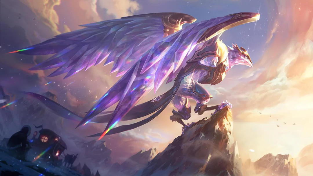 Anivia-Splashart league of legends title