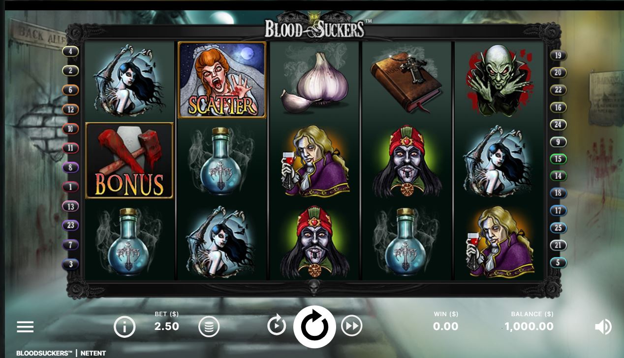 Blood Suckers Slot by NetEnt